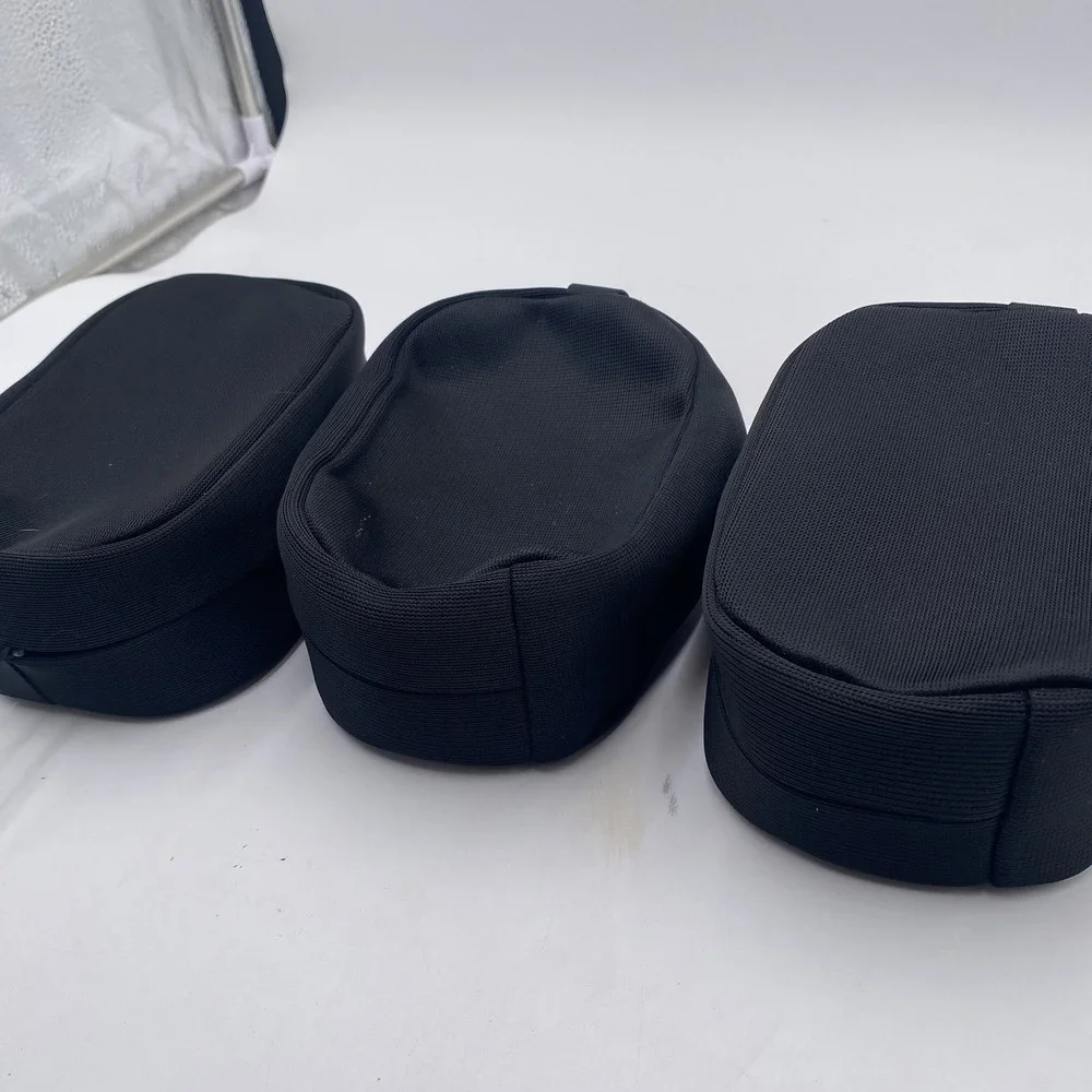 Lot 3 OEM Beats Studio Pro Wireless Headphones Replacement Zip Travel Case Only